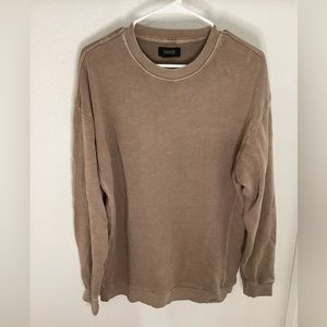 Tan Men’s Loose Fit Sweatshirt - Size Medium